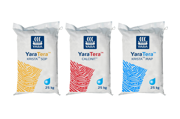 YaraTera - Phân bón hoà tan cho hệ thống tưới tiêu